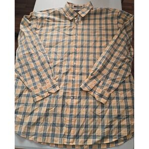 Daniel Cremieux Classics Shirt RN 58909 Plaid Long Sleeve XXL Tailored Fit